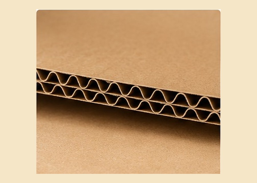Test Liner / Fluting Medium — corrugated board cross-section